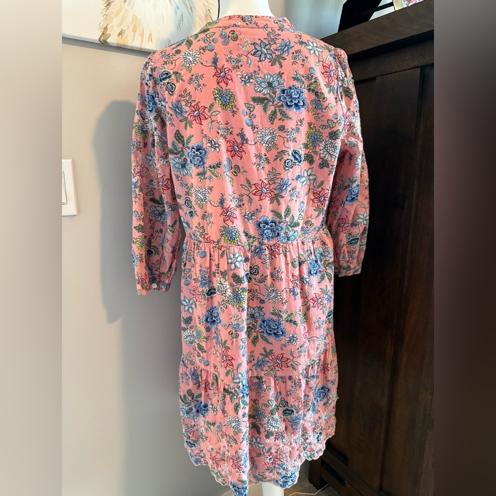 LOFT Pink Floral Dress - Picture 4 of 9
